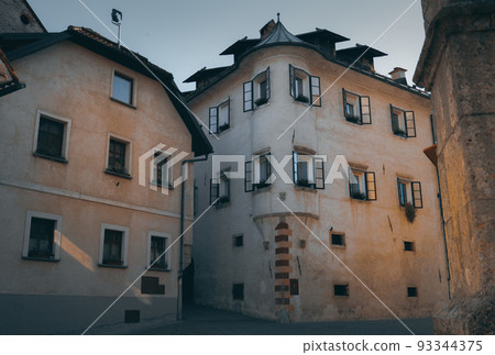 Skofja Loka, Slovenia old city center. Travel in Europe 93344375