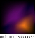 Background with purple, black and orange gradient. Halloween colors. 93344952