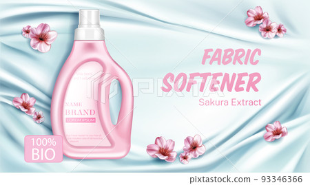 fabric softener bottle with sakura flower extract 93346366