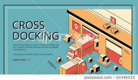 Cross docking transportation logistics service Cross docking transportation logistics service 93346519