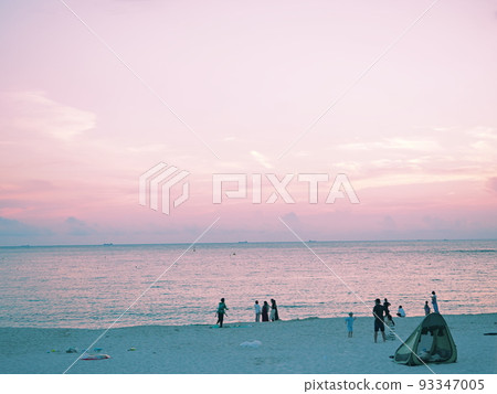 Shirarahama beach at dusk Shirarahama beach at dusk 93347005