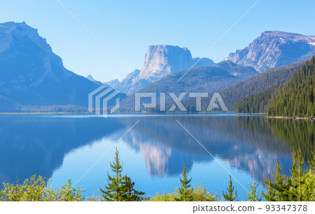 Mountains lake 93347378