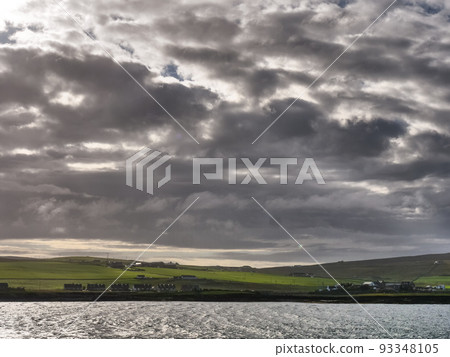 The shetland island in the scotish north sea 93348105