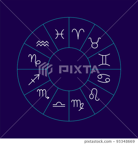 Dark Zodiac Circle Line Dark Zodiac Circle Line 93348669