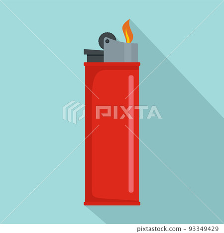 Lighter icon, flat style Lighter icon, flat style 93349429