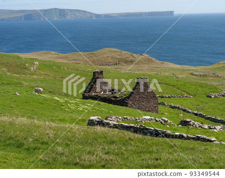 The shetland islands in the scotish north sea 93349544