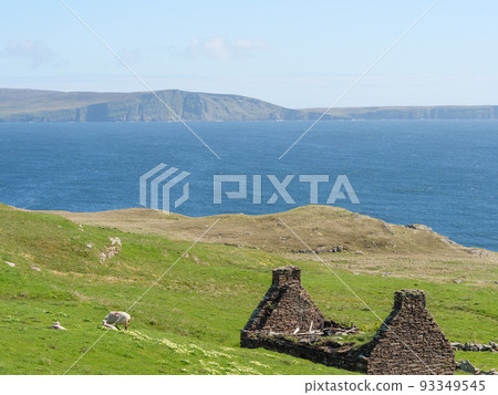 The shetland islands in the scotish north sea The shetland islands in the scotish north sea 93349545