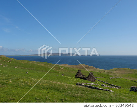 The shetland islands in the scotish north sea 93349548