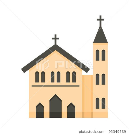 Church icon, flat style Church icon, flat style 93349589
