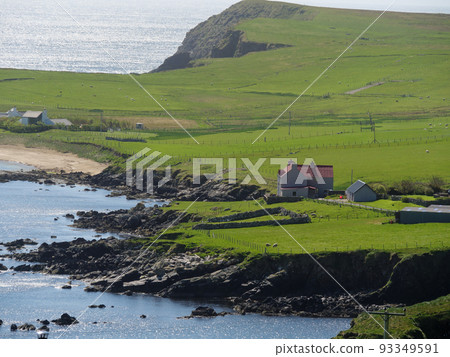 The shetland islands in the scotish north sea The shetland islands in the scotish north sea 93349591