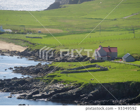 The shetland islands in the scotish north sea The shetland islands in the scotish north sea 93349592