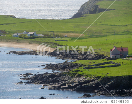 The shetland islands in the scotish north sea The shetland islands in the scotish north sea 93349593