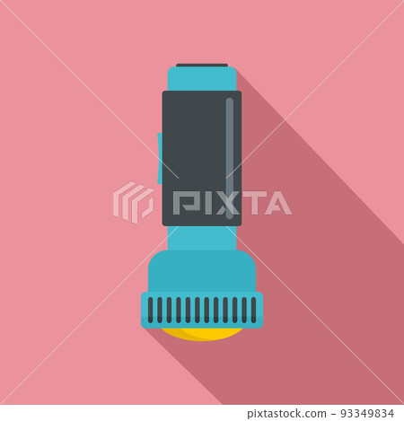 Flashlight icon, flat style - Stock Illustration [93349834] - PIXTA