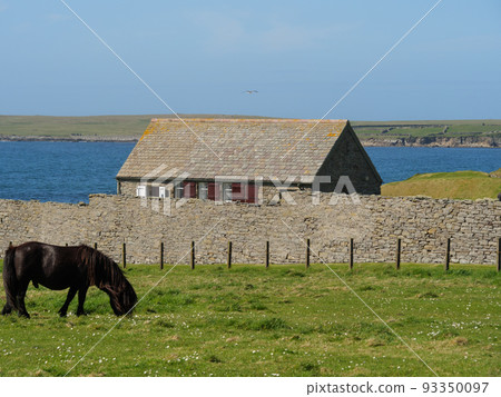 The shetland islands in the scotish north sea 93350097