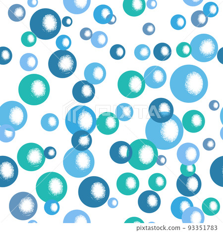 Seamless blue bubbles pattern 93351783