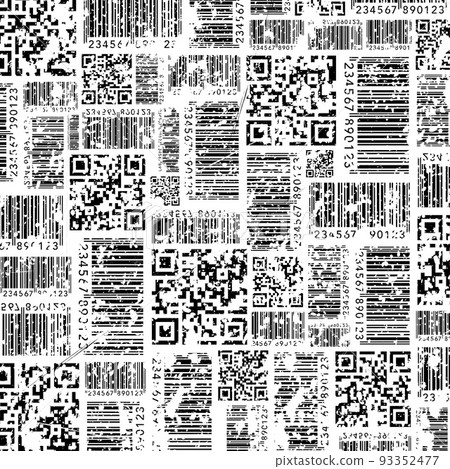 Barcode style pattern grunge wallpaper 93352477