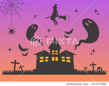 Halloween image wallpaper illustration 93352986