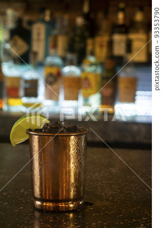 moscow mule cocktail in copper mug moscow mule cocktail in copper mug 93353790
