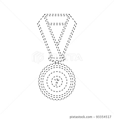 Medal tracing worksheet for kids Medal tracing worksheet for kids 93354517