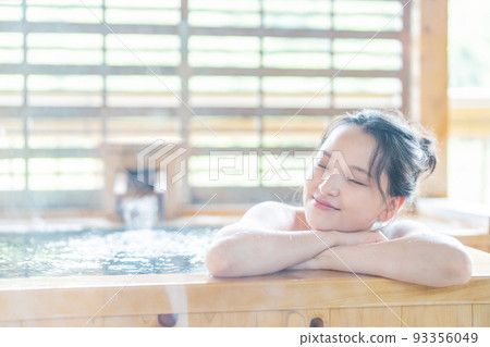 溫泉、露天浴池、少女之旅 93356049