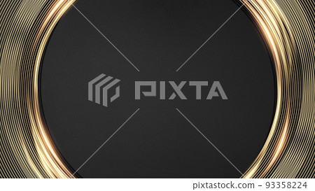 黑色和金色的抽象背景 93358224