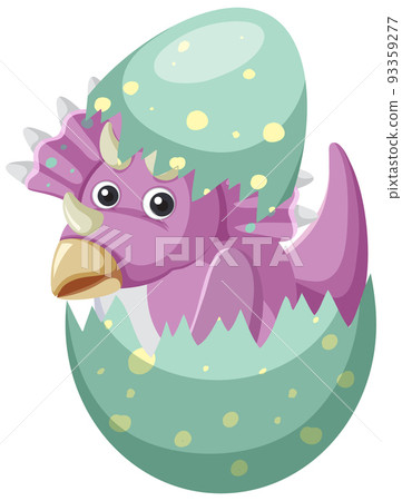 Cute Triceratop Dinosaur Cartoon 93359277