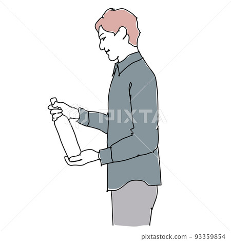 選擇葡萄酒線描的人 93359854