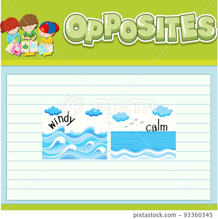 Opposite words with pictures for kids 93360345