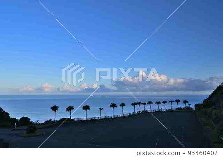 Coastal scenery seen from a park on Amami Oshima Ohama Seaside Park 93360402