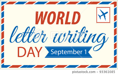 World Letter Writing Day Poster Design 93361085