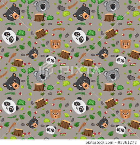 Cute animals seamless pattern Cute animals seamless pattern 93361278
