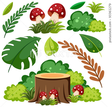 Various plants seamless pattern Various plants seamless pattern 93361279