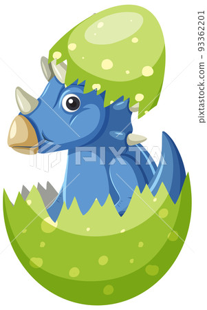 Cute Triceratop Dinosaur Cartoon Cute Triceratop Dinosaur Cartoon 93362201