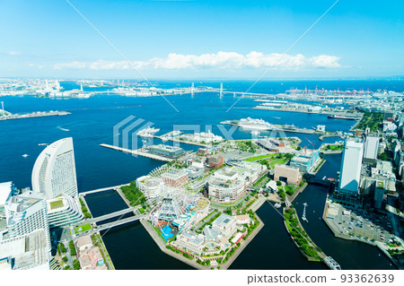 [Kanagawa Prefecture] Yokohama Minatomirai in summer (August) 93362639