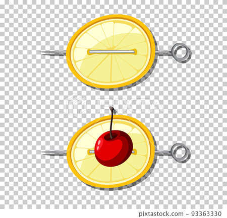 Cocktail skewer or cocktail stick isolated 93363330