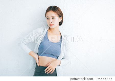 young woman fitness image young woman fitness image 93363877
