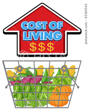 Cost of living logo design Cost of living logo design 93364543