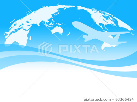 For Asia-centric world maps and airplanes, travel and business, import and export, etc. 93366454