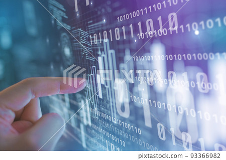 Futuristic space production 93366982