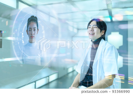 Futuristic space production Futuristic space production 93366990