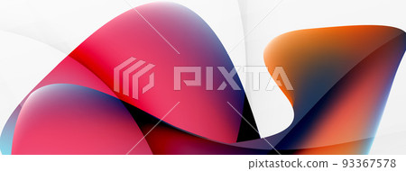 Abstract background. Fluid gradient color wave template for wallpaper, banner, background or landing Abstract background. Fluid gradient color wave template for wallpaper, banner, background or landing 93367578