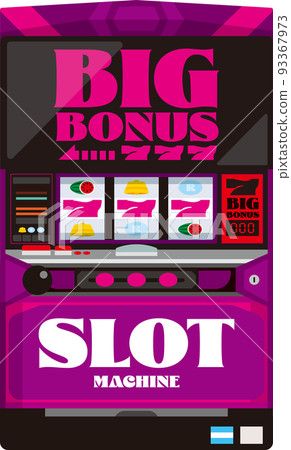 Illustration of a full-screen pachislot 93367973