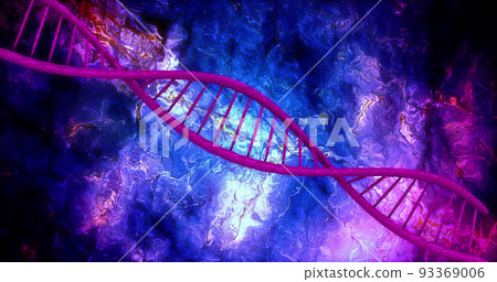 Image of dna strand over blue background Image of dna strand over blue background 93369006