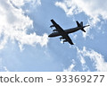 Japan Self Defense Force P-3C patrol aircraft flying in the sky 93369277