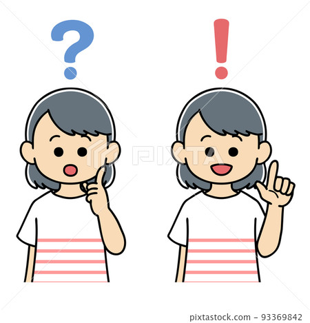 問題解決方案兒童女孩插圖 93369842