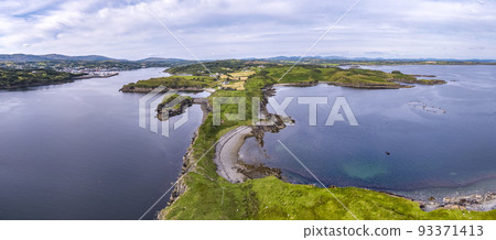 Aerial of Carntullagh Head by Killybegs in County Donegal - Republic of Ireland Aerial of Carntullagh Head by Killybegs in County Donegal - Republic of Ireland 93371413