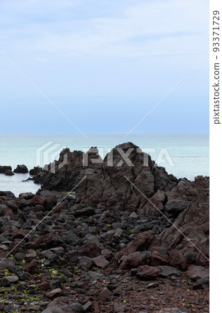 Handam Coast Trail in Jeju Island of Korea Handam Coast Trail in Jeju Island of Korea 93371729