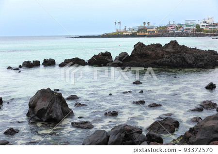 Handam Coast Trail in Jeju Island of Korea Handam Coast Trail in Jeju Island of Korea 93372570