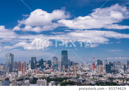《東京》東京城市形象·夏日天空 93374629