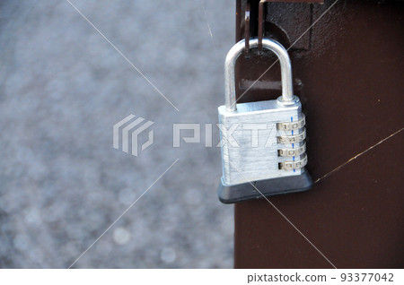 locked padlock 93377042